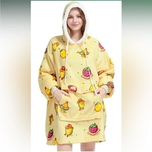 Fruitalicious hoodie blanket